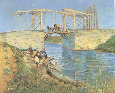 Vincent Van Gogh The Langlois Bridge at Arles (mk09) china oil painting image
